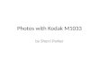 Photos With Kodak M1033