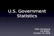 LIS 60601 BI Presentation - Fed Gov\'t Stats