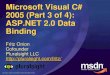 Microsoft Visual C# 2005 (Part 3 of 4): ASP.NET 2.0 Data Binding