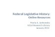 Federal legislative history