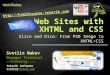 10. Web sites with xhtml and css - Web Front-End