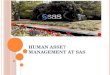 Human Asset Management At Sas
