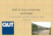 Qut & hue university exchange power point