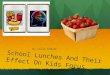 School Lunches And Their Effect On Kids Focus