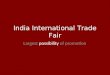 India international trade fair 2014