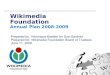 Wikimedia Foundation: Annual Plan 2008-2009