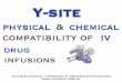 Y-site: IV drug physico-chemical compatibility