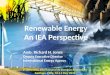 Renewable Energy: An IEA Perspective