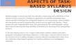 Aspects of task based syllabus design