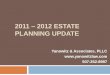 2011 - 2012 Estate Planning Update