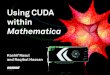 Using Cuda Within Mathematica
