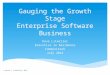 Gauging the growth stage enterprise software business   litwiller - july 2012