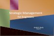 Strategic Management Overview
