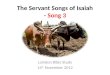 Servant songs of Isaiah - Song 3
