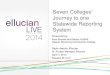 Ellucian Live 2014 Presentation on Reporting and BI