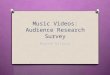 Music videos audience survey