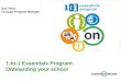 Common Sense Media 1-to-1 Essentials Program:  Onboarding your school