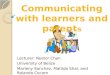 Communicating with learners and parents