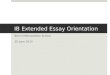 Extended essay orientation revised
