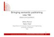 Bringing semantic publishing into TEI: ideas and pointers
