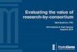 Evaluating the value of research-by-consortium: Science of Team Science