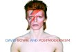 David bowie and postmodernism