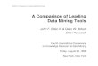 A Comparison of Leading Data Mining Tools
