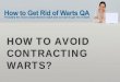 How to avoid contracting warts