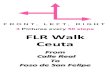 FLR Walk Ceuta: from Calle Real to Foso de San Felipe