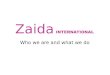 Zaida international presentation