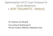 Optimization of ct scan protocol in acute abdomen 2003 revised aa