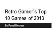 Top 10 Games of 2013