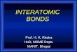 interatomic bonds