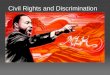 Civil Rights and Discrimination
