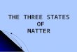 The three states