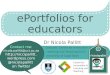 ePortfolios for educators