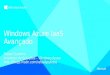 Windows Azure Infrastructure as a Service (IaaS) Avançado
