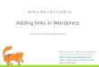 An easy guide to creating hyperlinks in  Wordpress