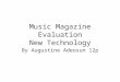 Music magazine evaluation 1