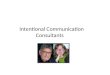 overview of Intentional Communication Consultants services and programs