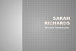 Sarah Richards CV