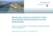 Balancing science and policy while developing Delta Scenarios for the Netherlands