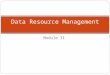 5 data resource management