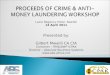 Anti-money laundering presentation