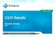 Estacio 1Q10 - Results Presentation