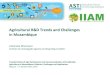Agricultural R&D Trends and Challenges in Mozambique