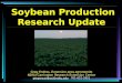 NDSU Soybean production research