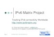 IPv6 Matrix Presentation - December 2012