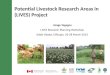 Potential livestock research areas in the LIVES project