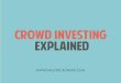 Crowd Investing Explained